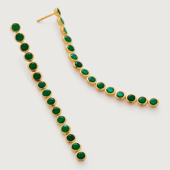 Monica Vinader NWOT Kate Young Gemstone Cocktail Earrings